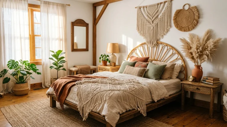 20 Dreamy Boho Bedroom Ideas That Add Effortless Style and Comfort